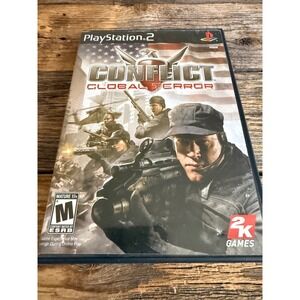 Y2K 2005 2K Games Conflict Global Terror PS2 Hollywood Video Rental Case